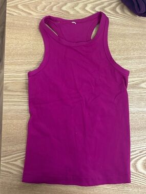lululemon athletica Fuchsia Racerback Tank